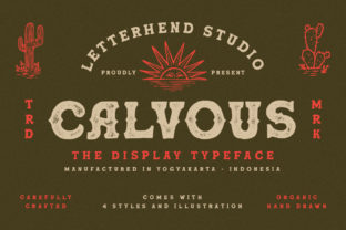 Calvous: A Serif Font for Creative Makers