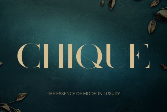 Chique: A Premium Serif Font for Impactful Branding