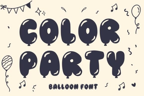 Color Party Font for Vibrant Marketing