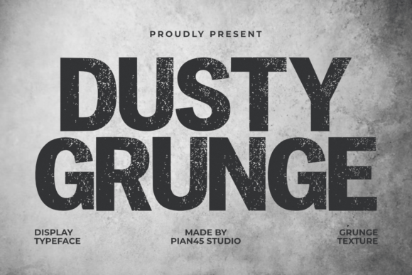 Dusty Grunge Font for Web Design
