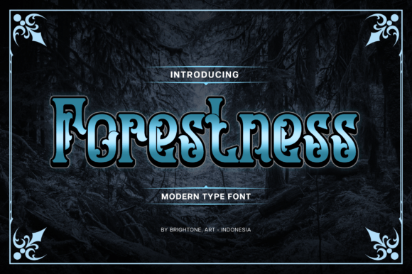 Forestness: A Bold Blackletter Font