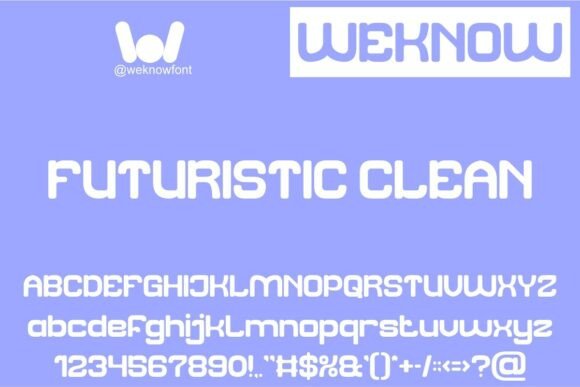 Futuristic Clean: A Font for Modern Design
