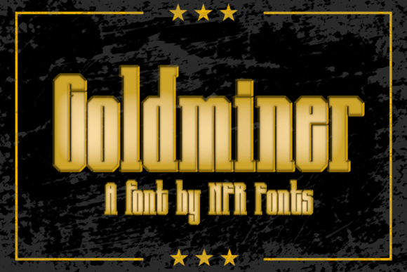 Goldminer Font for Business Branding