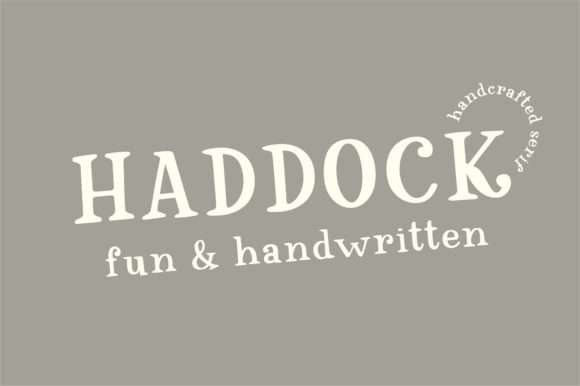 Haddock Font for Business Branding