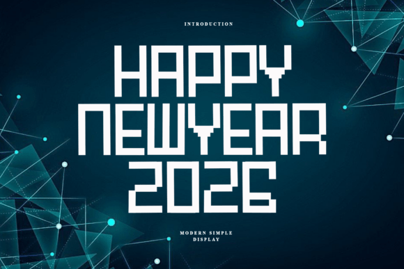 Happy Newyear2026 Font