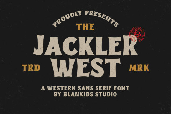 Jackler West: A Playful Display Font