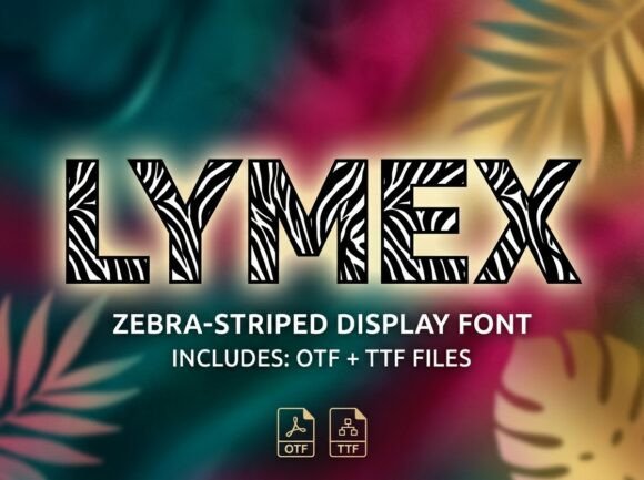 Lymex: A Bold Display Font for Creative Projects
