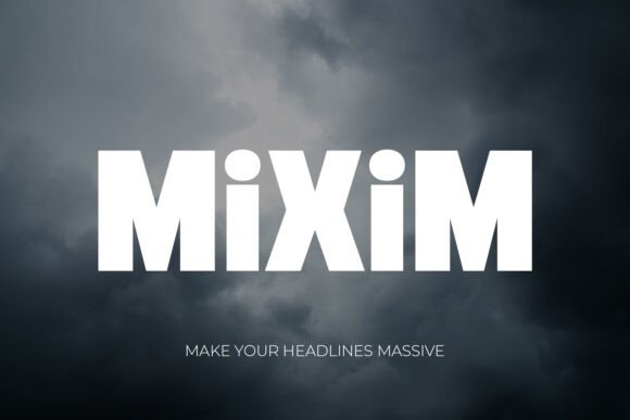 Mixim: A Versatile Sans Serif for Real-World Design