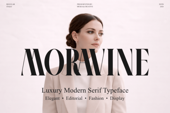 Moravine Font: Elegant Serif for Web Design