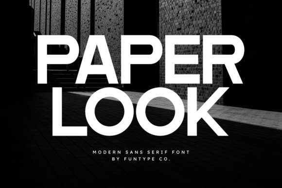 Paper Look: A Bold Font for Clear Campaigns