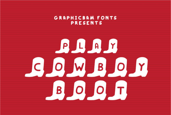 Play Cowboy Boot Font