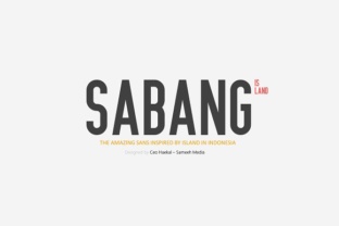 Sabang Island Font for Business