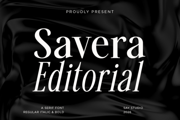 Savera Editorial: A Font for Elegant Branding