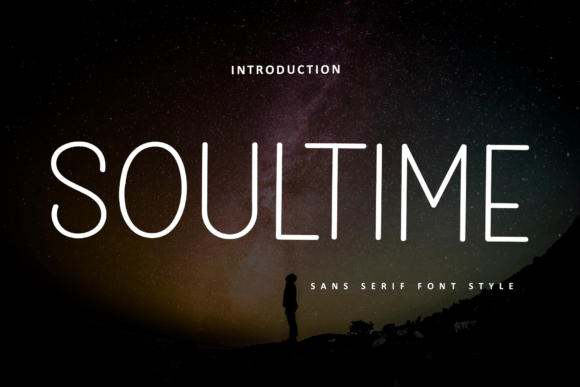 Soultime: A Modern Display Font