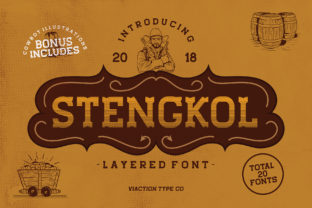 Stengkol: A Bold Font for Elegant Design
