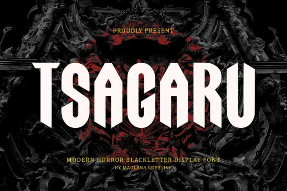 Tsagaru: A Dark Font for Bold Branding