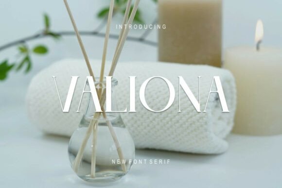 Valiona: A Serif Font for Real-World Design