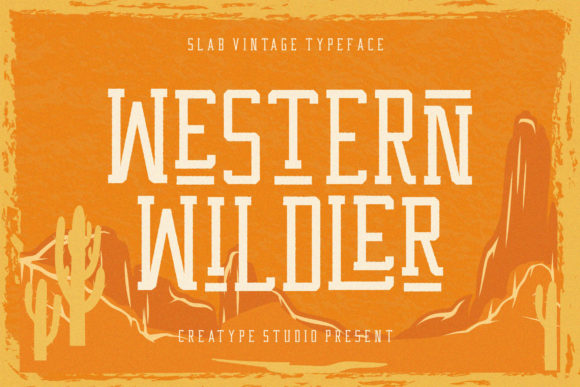 Western Wildler: A Bold, Modern Typeface