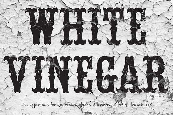 White Vinegar Font for Editorial Design